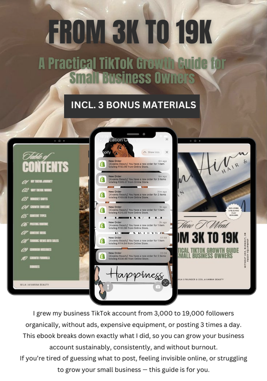 FROM 3K TO 9K – A Practical TikTok Growth Guide for Small Business Owners